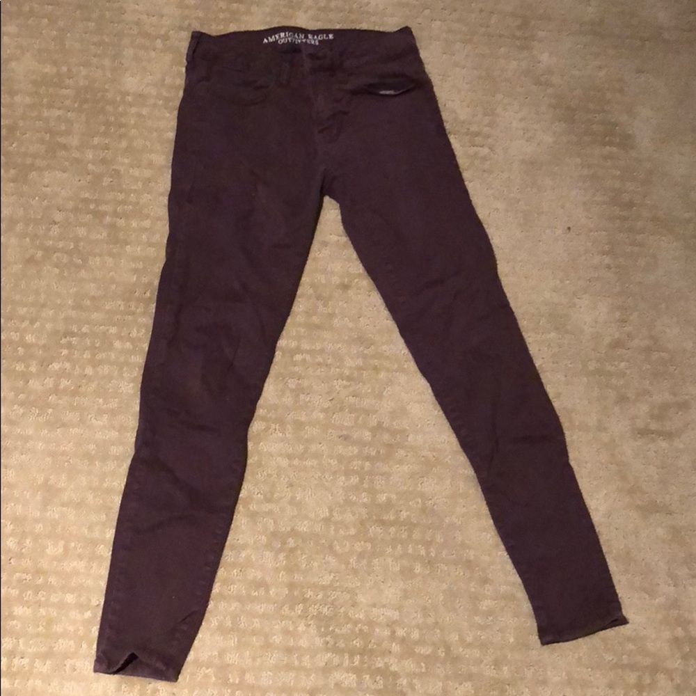 Maroon jeggings